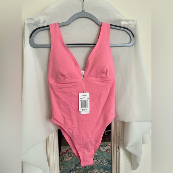 NWT l*space Guava Pink Katie’s One Piece Size XS - Picture 6 of 8